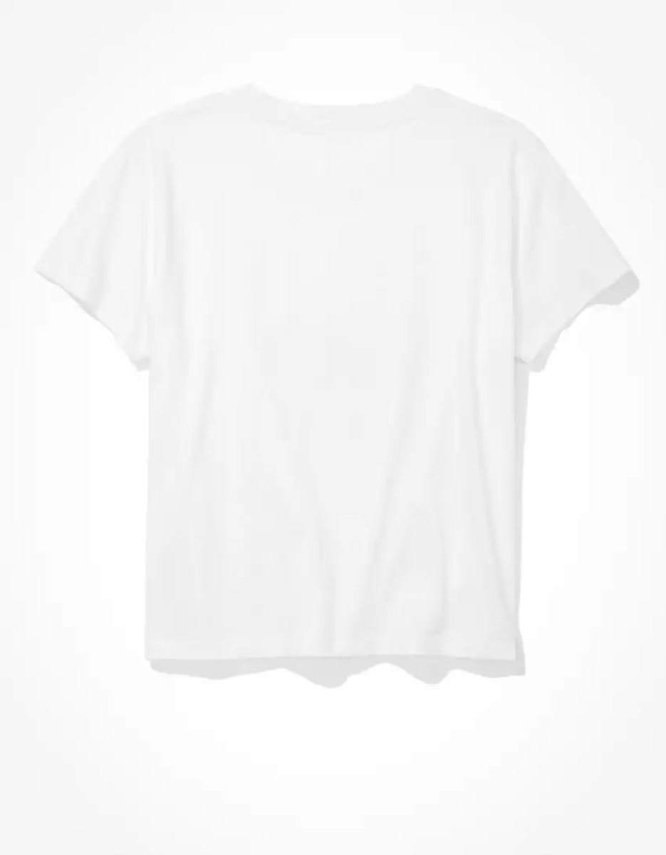 T Shirts American Eagle AE Graphique Tee Blanche Femme | JDW-98683950